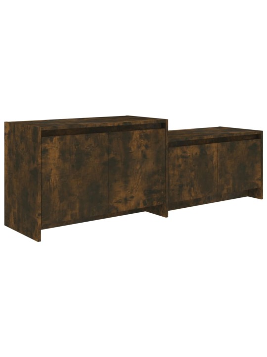 TV skříňka kouřový dub 146,5 x 35 x 50 cm kompozitní dřevo