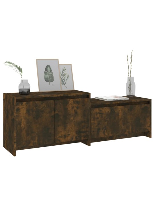 TV skříňka kouřový dub 146,5 x 35 x 50 cm kompozitní dřevo