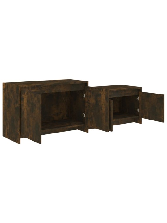 TV skříňka kouřový dub 146,5 x 35 x 50 cm kompozitní dřevo