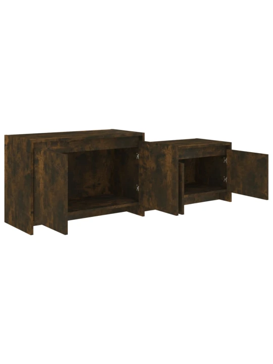 TV skříňka kouřový dub 146,5 x 35 x 50 cm kompozitní dřevo