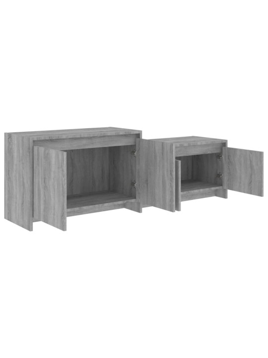 TV skříňka šedá sonoma 146,5 x 35 x 50 cm kompozitní dřevo