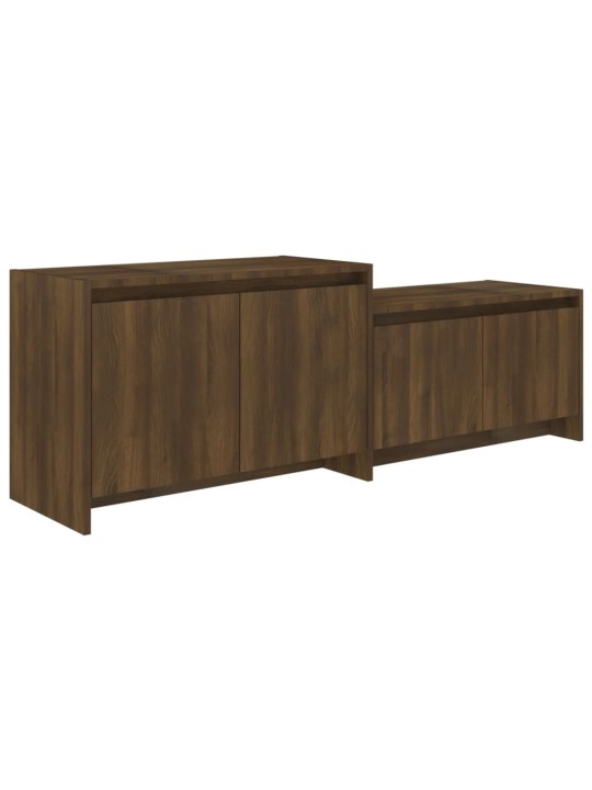 TV skříňka hnědý dub 146,5 x 35 x 50 cm kompozitní dřevo