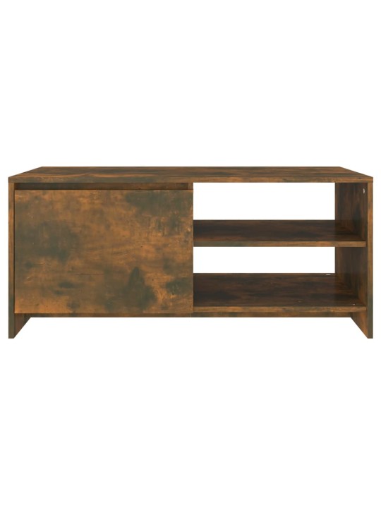 Konferenční stolek kouřový dub 102x50x45 cm kompozitní dřevo