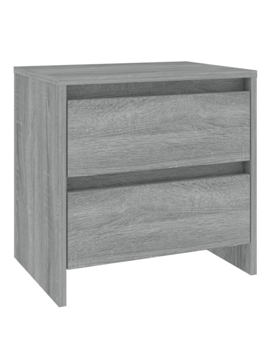 Noční stolky 2 ks šedé sonoma 45 x 34,5 x 44,5 cm dřevotříska