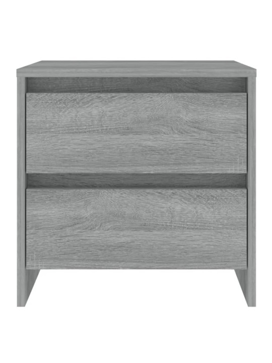 Noční stolky 2 ks šedé sonoma 45 x 34,5 x 44,5 cm dřevotříska