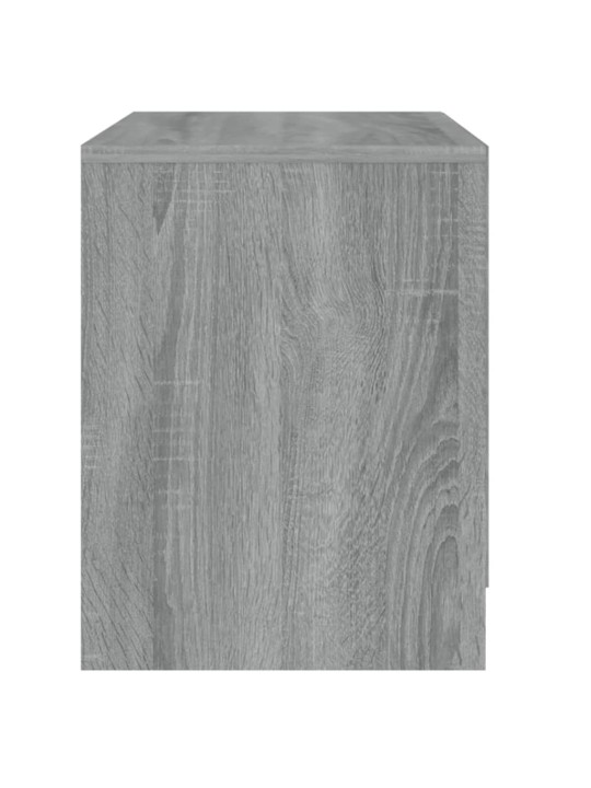 Noční stolky 2 ks šedé sonoma 45 x 34,5 x 44,5 cm dřevotříska