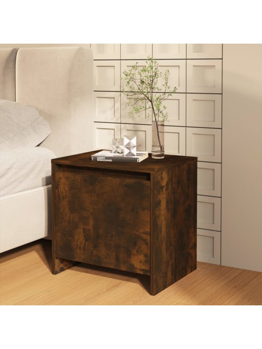 Noční stolky 2 ks kouřový dub 45x34x44,5 cm kompozitní dřevo