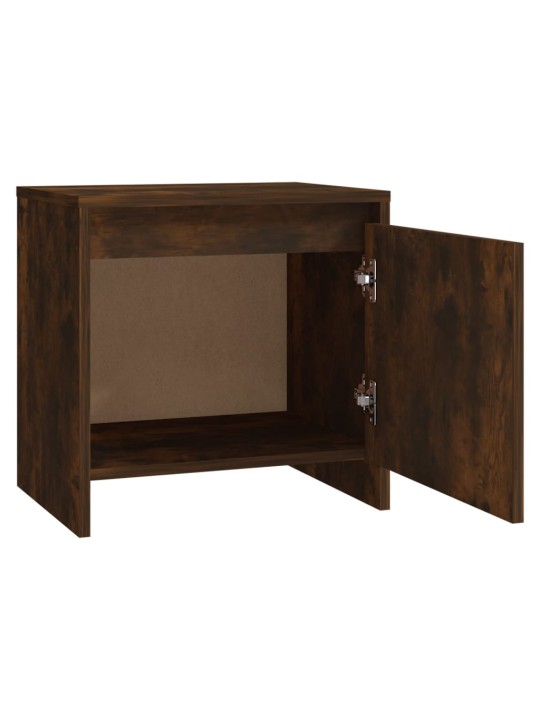 Noční stolky 2 ks kouřový dub 45x34x44,5 cm kompozitní dřevo