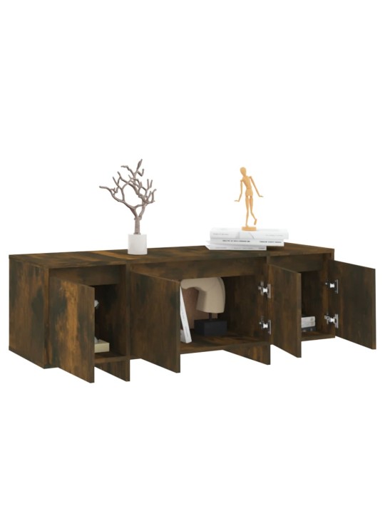TV skříňka kouřový dub 120 x 30 x 40,5 cm kompozitní dřevo