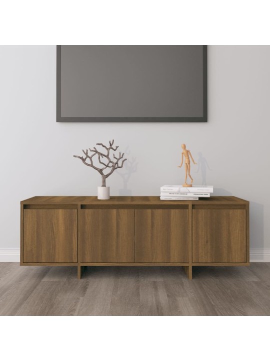 TV skříňka hnědý dub 120 x 30 x 40,5 cm kompozitní dřevo