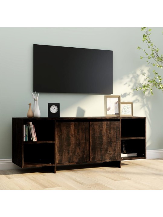 TV stolek kouřový dub 130 x 35 x 50 cm dřevotříska