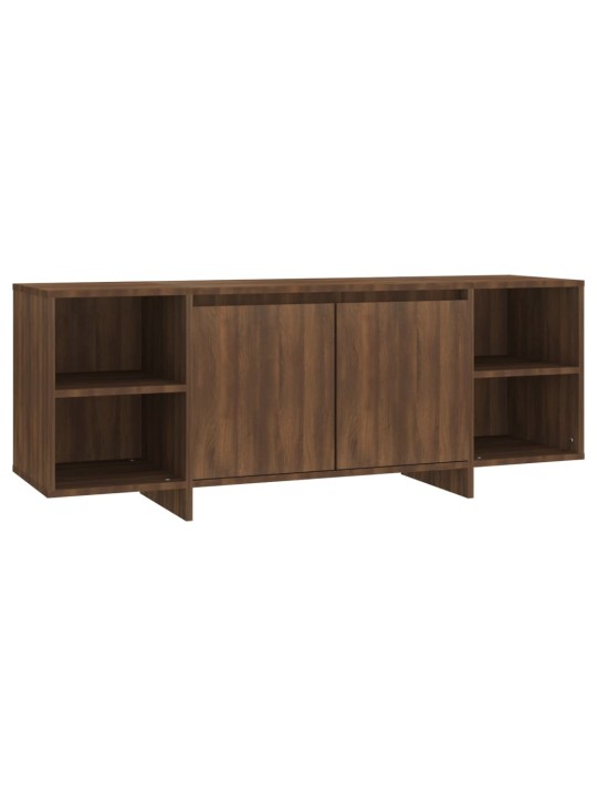 Tv stolek hnědý dub 130 x 35 x 50 cm dřevotříska