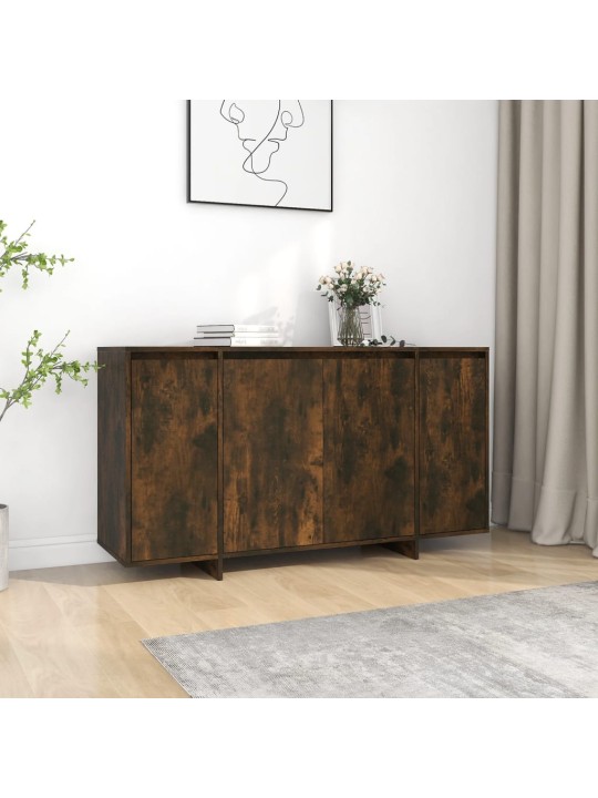 Příborník kouřový dub 135 x 41 x 75 cm kompozitní dřevo