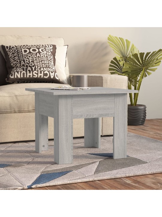 Konferenční stolek šedý sonoma 55 x 55 x 42 cm dřevotříska