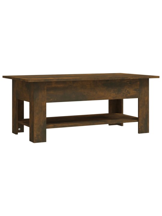 Konferenční stolek kouřový dub 102x55x42 cm kompozitní dřevo