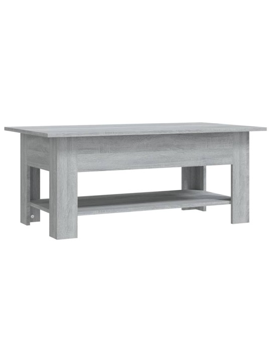 Konferenční stolek šedý sonoma 102x55x42 cm kompozitní dřevo