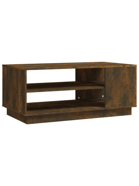 Konferenční stolek kouřový dub 102x55x43 cm kompozitní dřevo