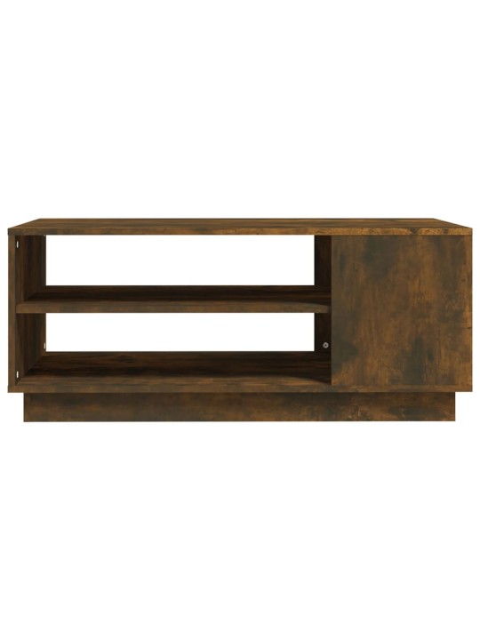 Konferenční stolek kouřový dub 102x55x43 cm kompozitní dřevo