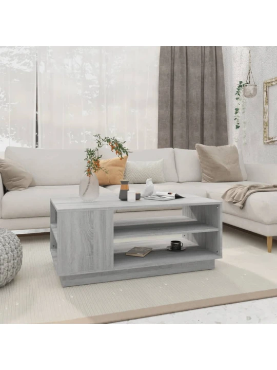 Konferenční stolek šedý sonoma 102 x 55 x 43 cm dřevotříska