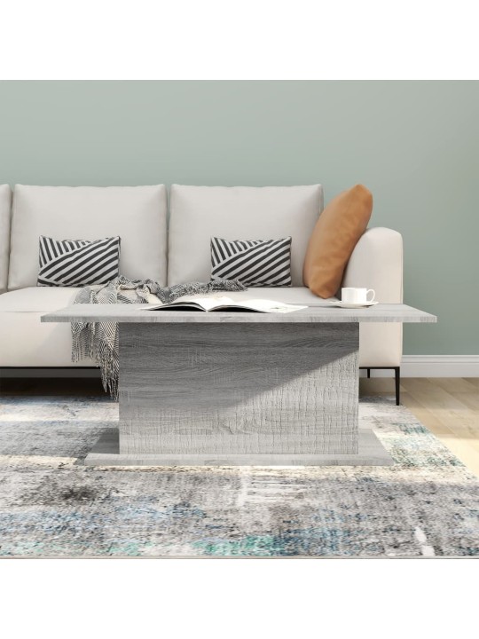 Konferenční stolek šedý sonoma 102x55,5x40 cm kompozitní dřevo