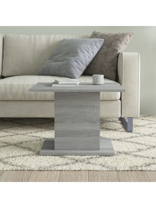 Konferenční stolek šedý sonoma 55,5x55,5x40 cm kompozitní dřevo