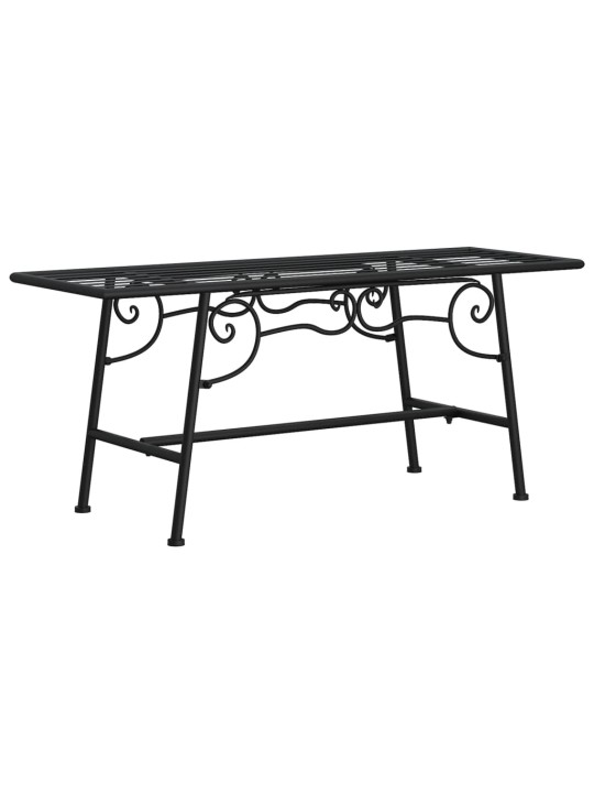 Lavice kolem stromu 110 cm černá ocel