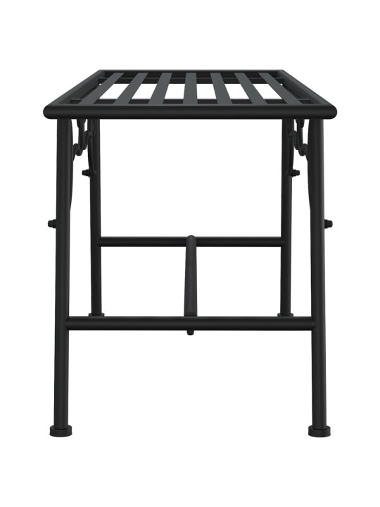 Lavice kolem stromu 110 cm černá ocel