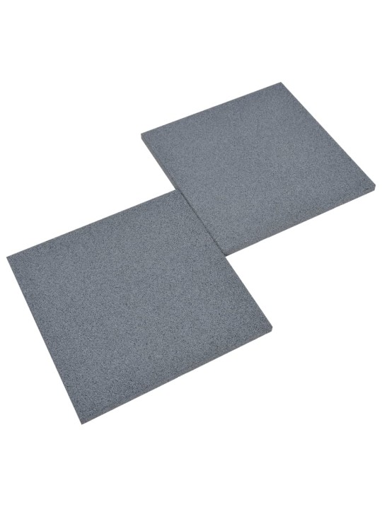Protipádové dlaždice 18 ks pryžové 50 x 50 x 3 cm šedé