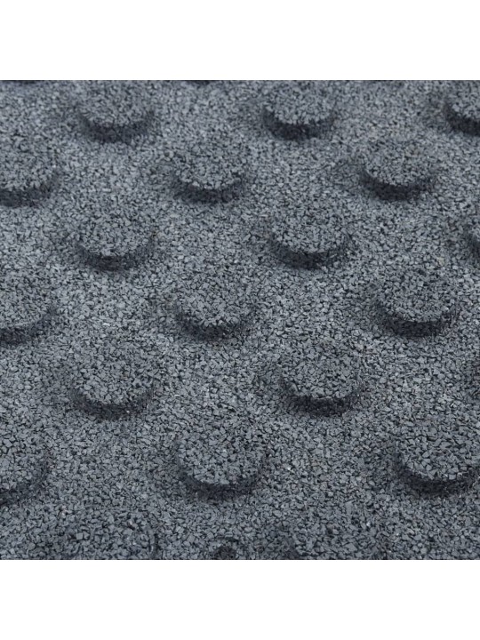 Protipádové dlaždice 18 ks pryžové 50 x 50 x 3 cm šedé