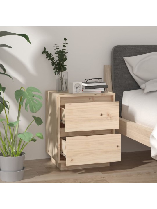 Noční stolky 2 ks 40 x 35 x 50 cm masivní borové dřevo