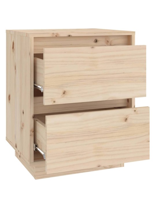 Noční stolky 2 ks 40 x 35 x 50 cm masivní borové dřevo