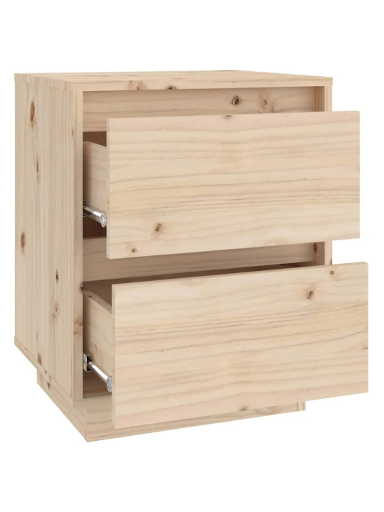 Noční stolky 2 ks 40 x 35 x 50 cm masivní borové dřevo