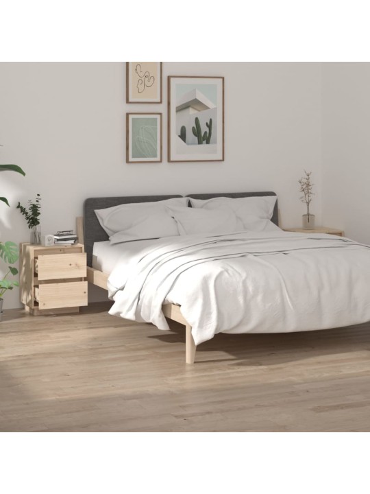 Noční stolky 2 ks 40 x 35 x 50 cm masivní borové dřevo