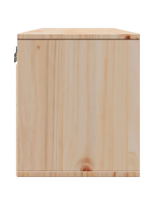 Nástěnné skříňky 2 ks 45 x 30 x 35 cm masivní borové dřevo