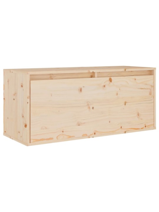 Nástěnná skříňka 80 x 30 x 35 cm masivní borové dřevo