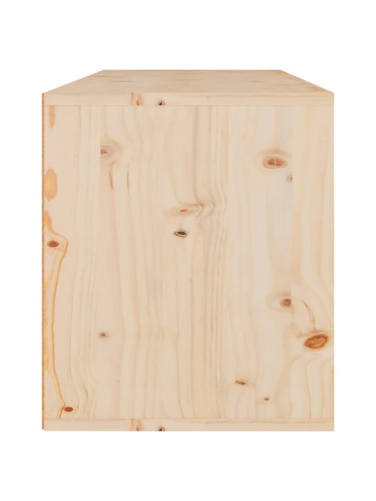 Nástěnná skříňka 80 x 30 x 35 cm masivní borové dřevo