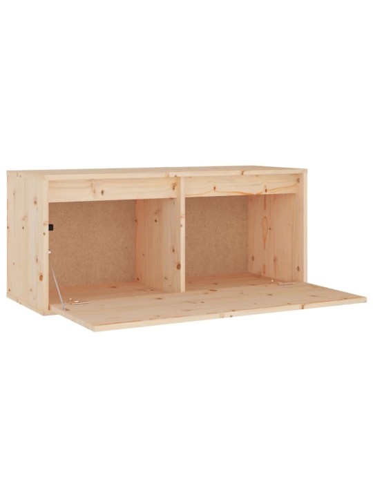 Nástěnná skříňka 80 x 30 x 35 cm masivní borové dřevo