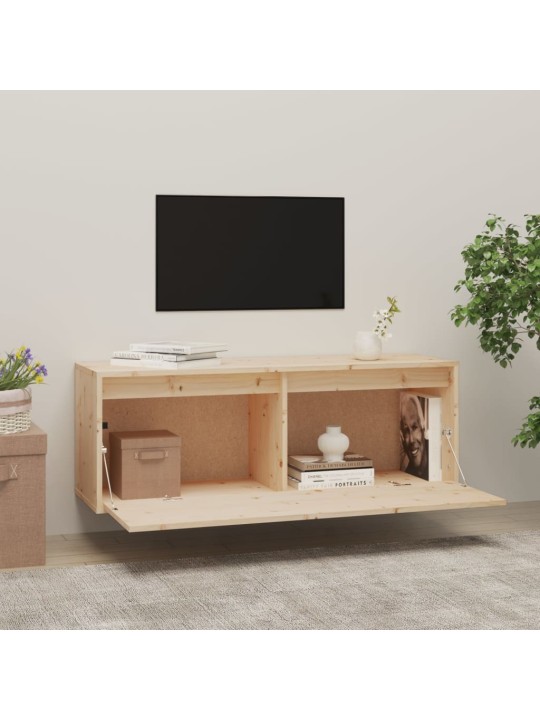 Nástěnná skříňka 100 x 30 x 35 cm masivní borové dřevo