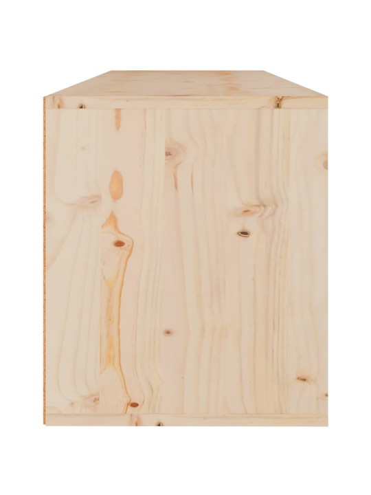 Nástěnná skříňka 100 x 30 x 35 cm masivní borové dřevo