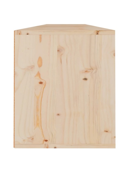 Nástěnné skříňky 2 ks 100 x 30 x 35 cm masivní borové dřevo