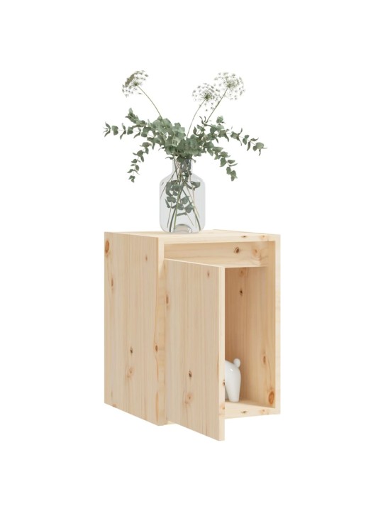 Nástěnné skříňky 2 ks 30 x 30 x 40 cm masivní borové dřevo