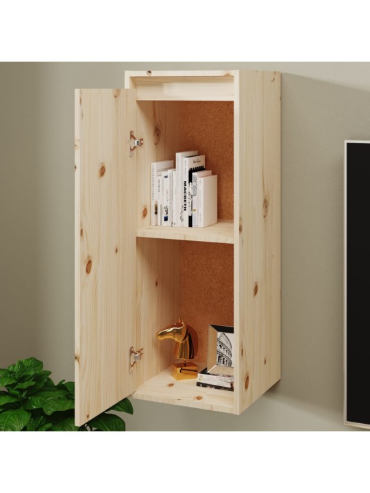 Nástěnná skříňka 30 x 30 x 80 cm masivní borové dřevo