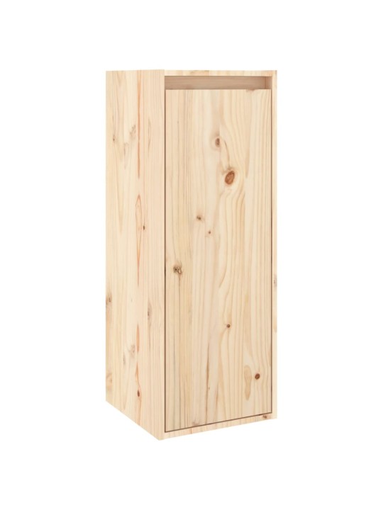 Nástěnné skříňky 2 ks 30 x 30 x 80 cm masivní borovice
