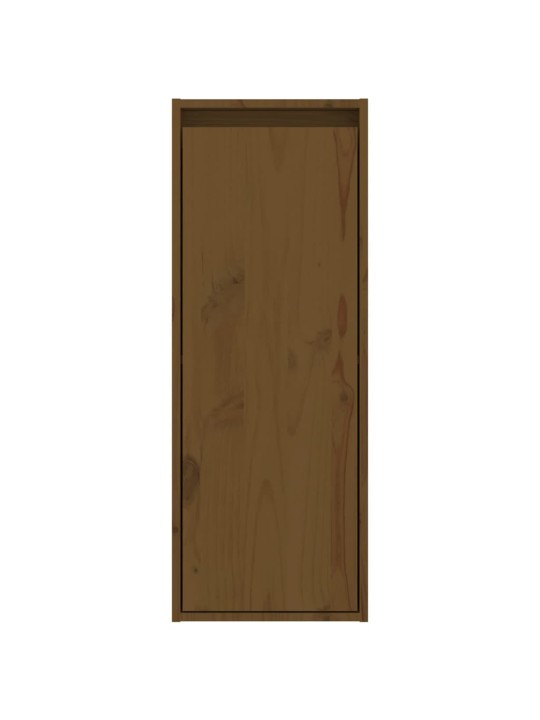 Nástěnné skříňky 2 ks medově hnědé 30x30x80 cm masivní borovice