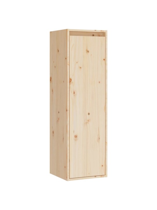 Nástěnné skříňky 2 ks 30 x 30 x 100 cm masivní borové dřevo