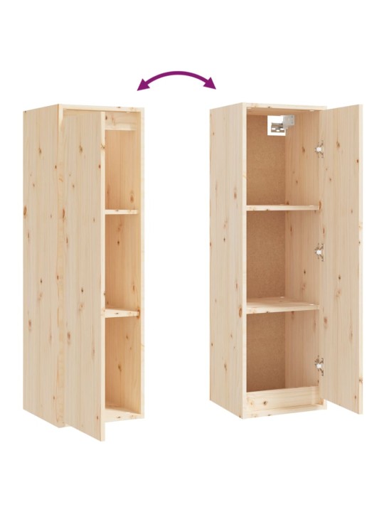 Nástěnné skříňky 2 ks 30 x 30 x 100 cm masivní borové dřevo