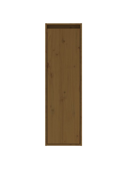 Nástěnné skříňky 2 ks medově hnědé 30x30x100cm masivní borovice