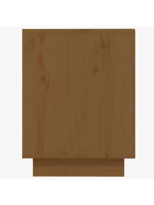Botník medově hnědý 110 x 34 x 45 cm masivní borové dřevo