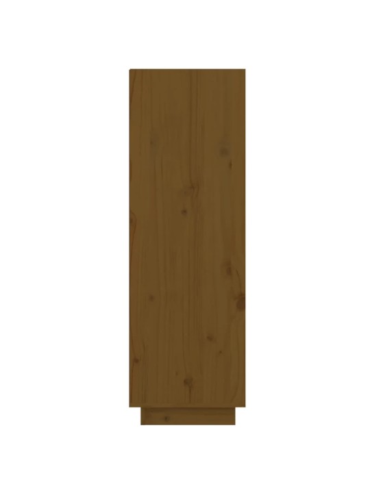 Botník medově hnědý 60 x 34 x 105 cm masivní borové dřevo
