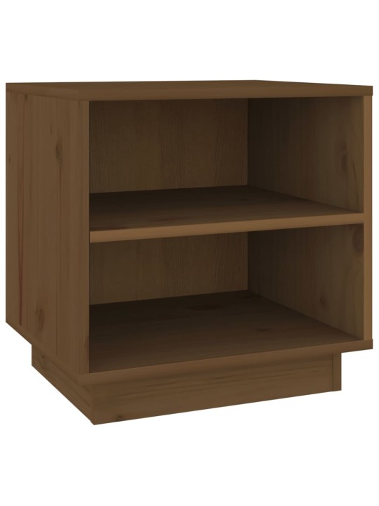 Noční stolky 2 ks medově hnědé 40x34x40 cm masivní borové dřevo